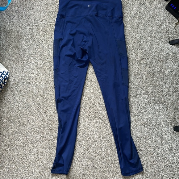 Kaira Active leggings, women’s L; gently used; bright blue/Ankle length - Picture 1 of 9